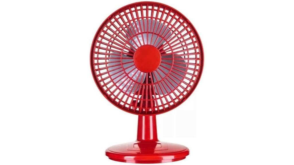 mini turbo red fan