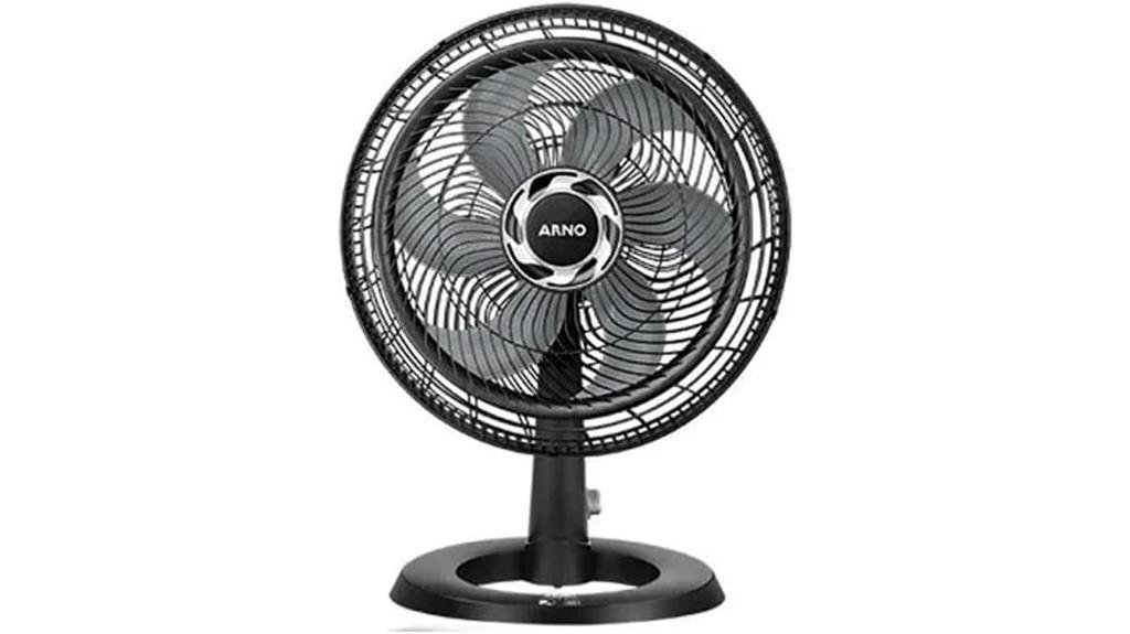 ventilador de mesa parede arno vfm2 40cm preto