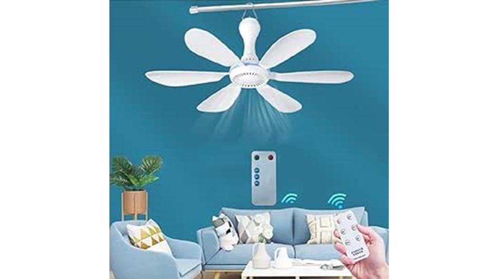 ventilador de teto branco