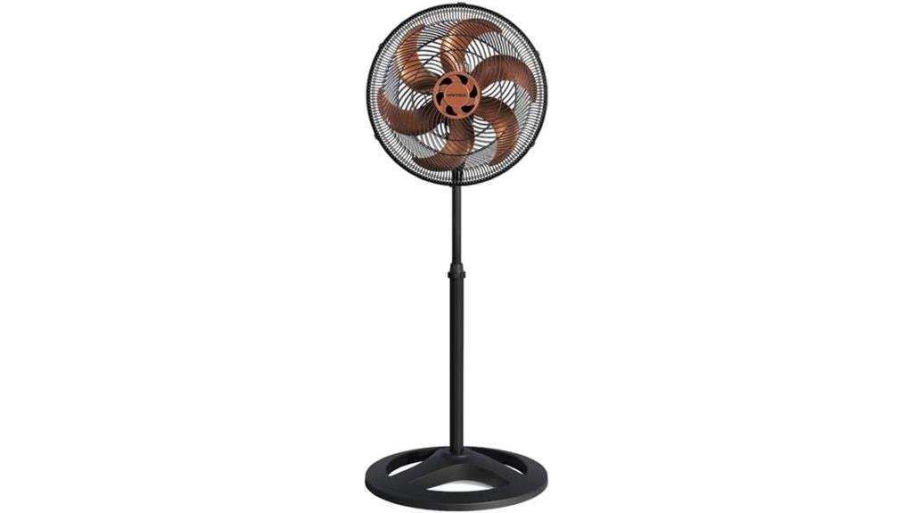 ventilador oscilante premium bronze